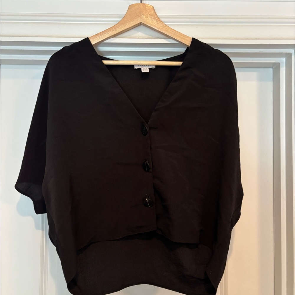 Black Topshop Cropped Top